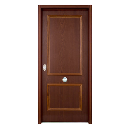 puerta viena wengué de apertura derecha de 125 cm 25 Puerta de entrada acorazada serie v 2 cuadros derecha sapelli/blanco de 206x89cm