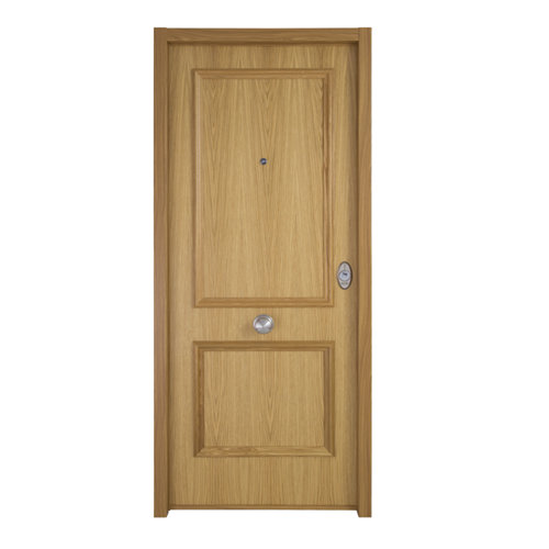 Puerta de interior corredera oslo haya de 62.5 cm 27 Puerta de entrada acorazada serie v 2 cuadros izquierda roble/blanco de 206x89cm