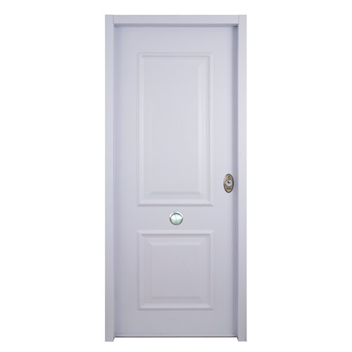 puerta sofía blanco de apertura izquierda de 105 cm 24 Puerta de entrada acorazada serie v 2 cuadros izquierda blanco/blanco 89x206 cm