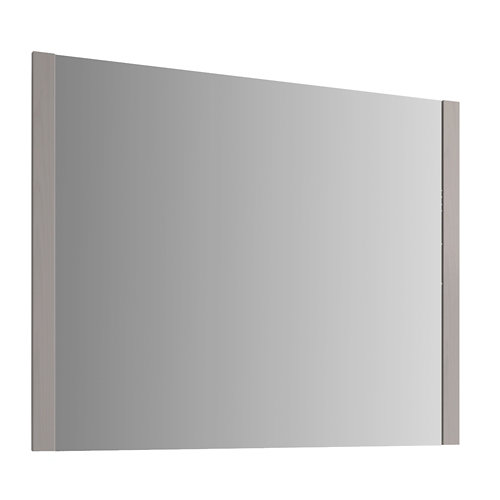 Espejo de baño amazonia gris / plata 100 x 80 cm