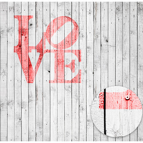 Papel pintado love 7,83 m²