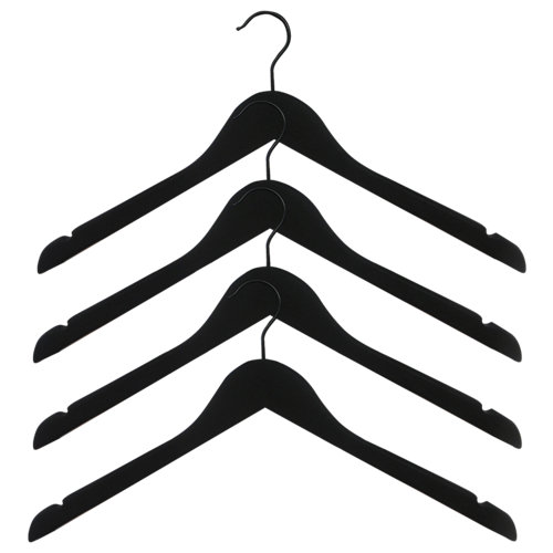Escalera de paso japones mini uso interior ancho total 65cm cromo/natural 23 Pack de 4 perchas de madera spaceo negra