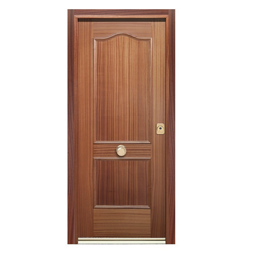 Puerta de entrada acorazada 300 provenzal izquierda sapelly/blanco de 90.3x208cm