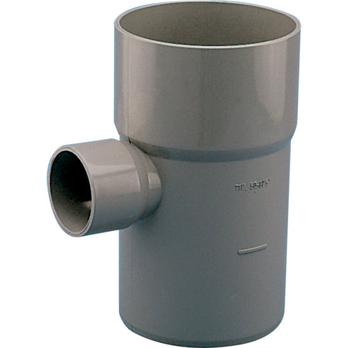 Injerto para bajante de 87 5° gris ø 110-50 mm
