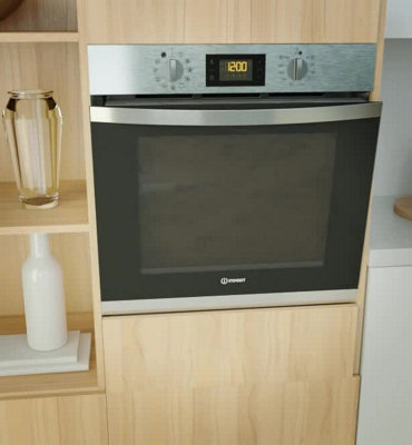 Horno INDESIT IFW 6540 P IX multifunción A 66 litros 3.3kW Pirólisis ·  LEROY MERLIN