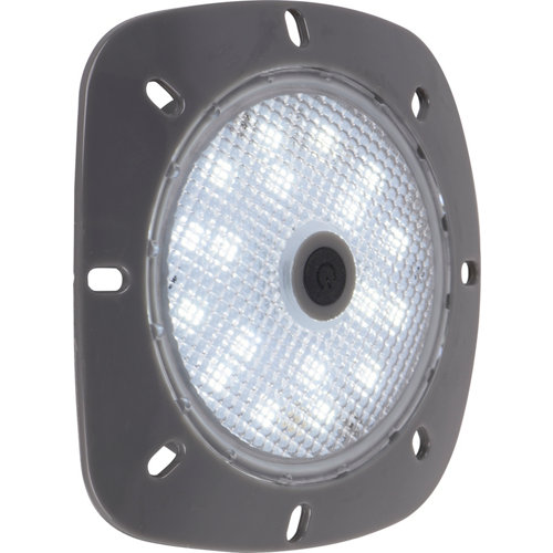 Proyector led aqualux blanco imantado gris 10 w 5.7 cm de ø