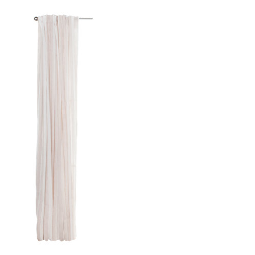 Visillo con motivo rayas blanco de 280 x 200 cm
