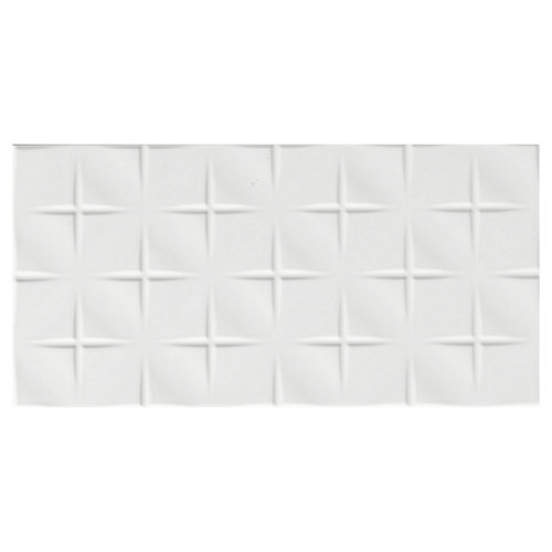Pavimento porcelánico veinte 20x20 (10mm) d&n-02 28 Revestimiento tonic 25x50 3d cross blanco artens