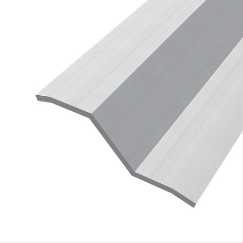 puerta niza gris de apertura derecha de 62.5 cm 17 "Perfil ""z"" 83 cm madera blanca"