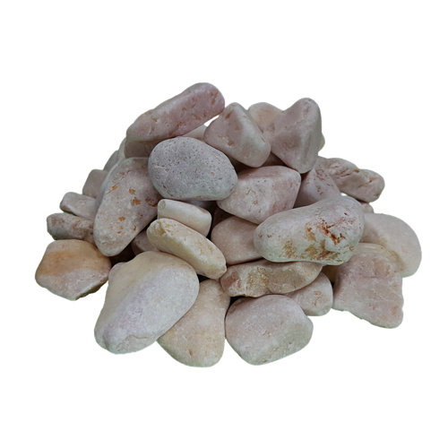 Saco de mármol rosa 1000kg 12 y 25 mm
