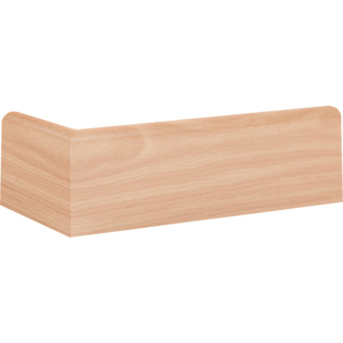 Puerta de entrada blindada viena izquierda roble de 85.7x205 cm 24 Rodapié mdf artens 8 cm natural mod043