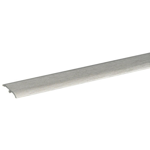 Tapeta de mdf roble barnizado 90x10 mm x 2,20 m (ancho x grueso x largo) 23 Perfil aluminio artens 83 cm gris mod008