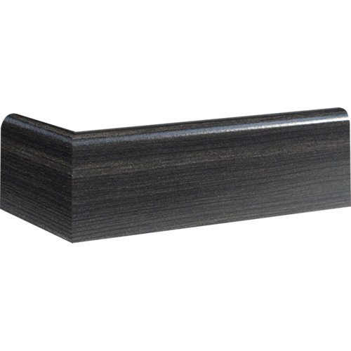 Composición nº22 spaceo home armario kit vestidor sin puertas textil 240x60x60cm 27 Zócalo mdf artens 8 cm oscuro mod029