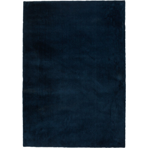 Alfombra azul poliamida touch 090 115 x 110cm