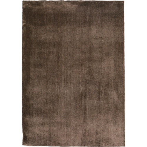 Alfombra marrón poliamida touch 71351 080 115 x 110cm