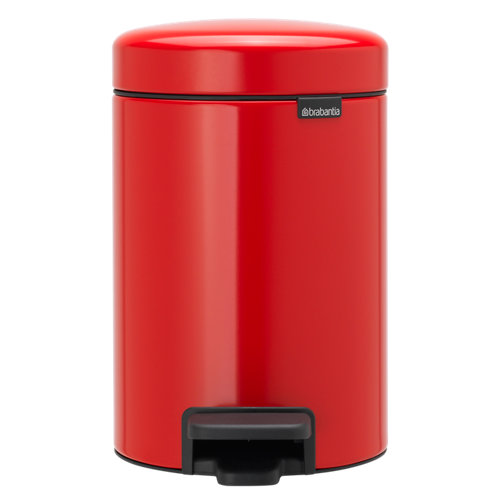 Papelera de baño pedal newicon brabantia 3l roja