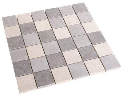 Mallas y mosaicos de cerámica decorativos