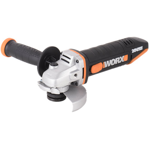 Amoladora a batería worx wx800.9 20v disco 115mm. sin batería y cargador.