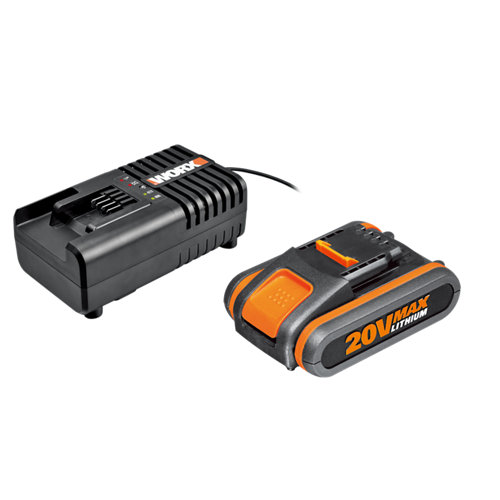 Pack de batería 20v y cargador 1h worx