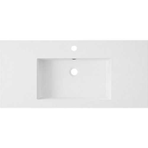 Lavabo mila blanco 101x14.2x46 cm