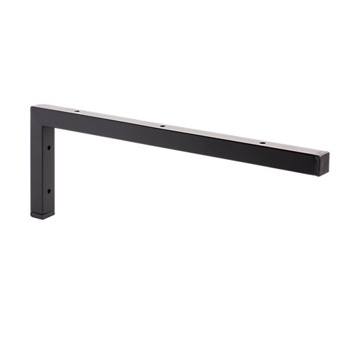 Tirador mueble baño negro acabado mate