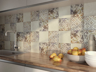 Revestimiento Ceramico Irina 20x20 Cm Beige Leroy Merlin
