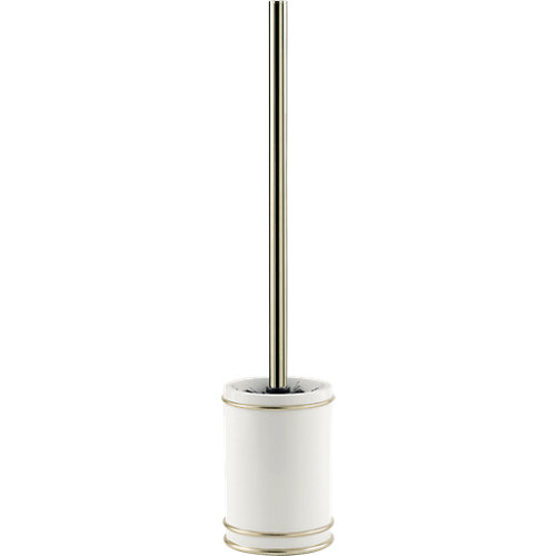 Escobillero olimpia oro brillante de la marca GEDY en acabado de color Blanco fabricado en Resina