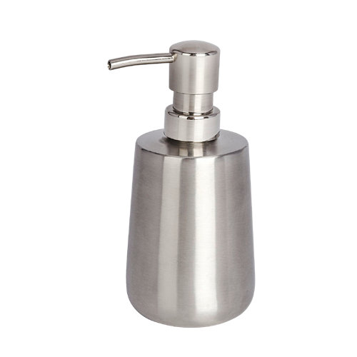 Dispensador de jabón solid acero satinado de la marca Wenko en acabado de color Gris / plata fabricado en Acero inoxidable