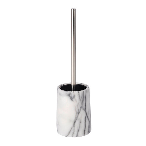 Escobillero onyx gris brillante de la marca Wenko en acabado de color Gris / plata fabricado en Mármol