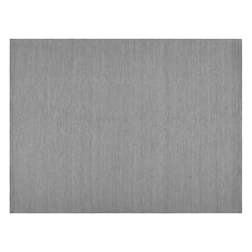 Alfombra gris lana nordic dark 160 x 230cm