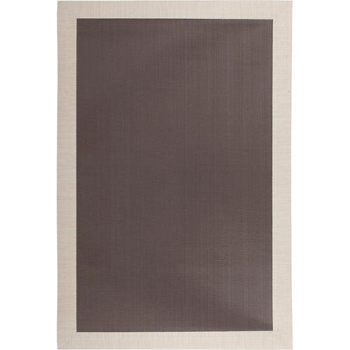 Alfombra marrón pvc beauty 120 x 120cm