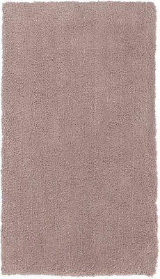 Alfombra color marrón poliéster Shanghai Liso 80 x 150cm Alfombra color marrón poliéster Shanghai Liso 80 x 150cm
