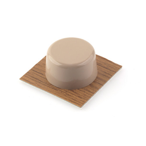 2 topes de puerta beige, medidas: 45x45x20mm