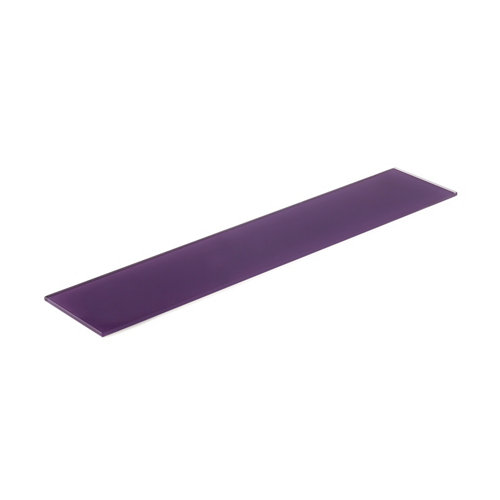 Estante de cristal violeta dim: 600x120x6mm, carga máx: 10kg