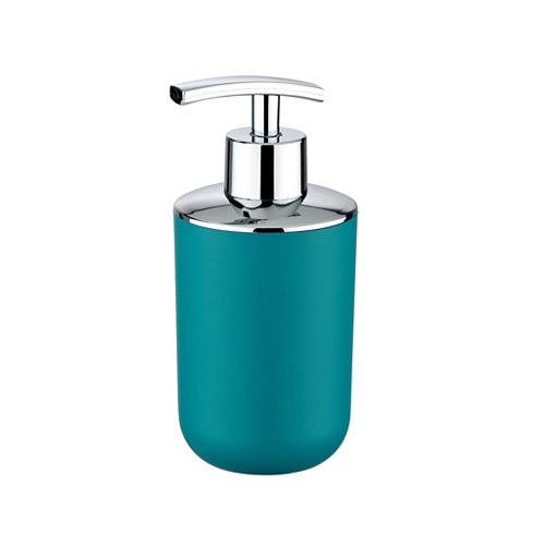 Dispensador de jabón brasil petróleo mate de la marca Wenko en acabado de color Verde fabricado en Plástico