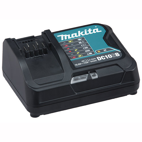 Cargador rápido makita de 12 v de tensión