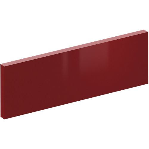 Frente cajón sevilla rojo brillante 39,7x12,5 cm