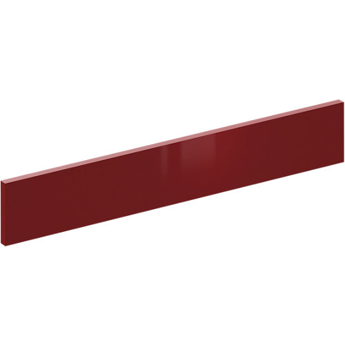 Frente para cajón sevilla rojo brillo 79,7x12,5 cm