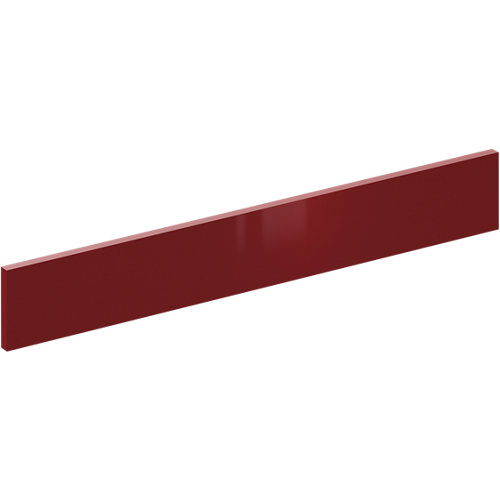 Frente para cajón sevilla rojo brillo 89,7x12,5 cm