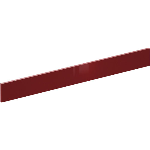 Frente para cajón sevilla rojo brillo 119,7x12,5 cm