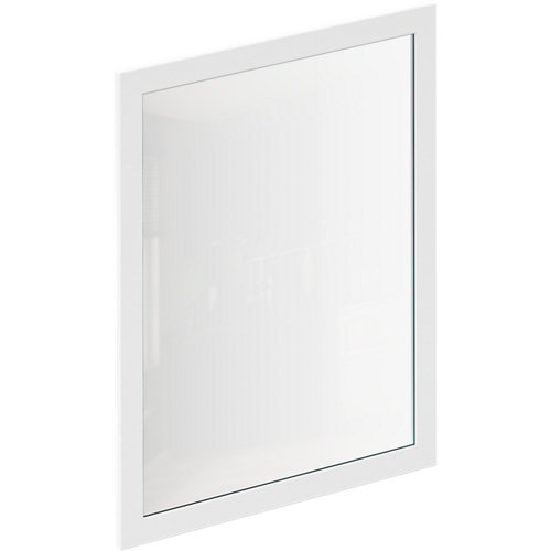 Puerta de cocina vitrina newport blanco mate 44,7x76,5 cm