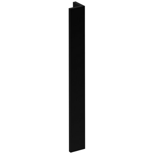 Regleta angular delinia id soho negro mate 9x76,8 cm