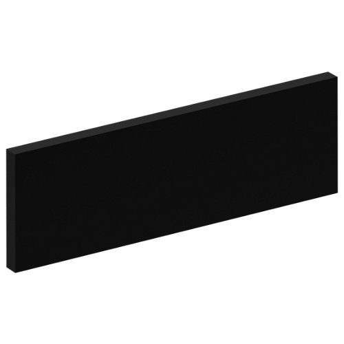 Frente para cajón soho negro 39,7x12,5x1,9 cm