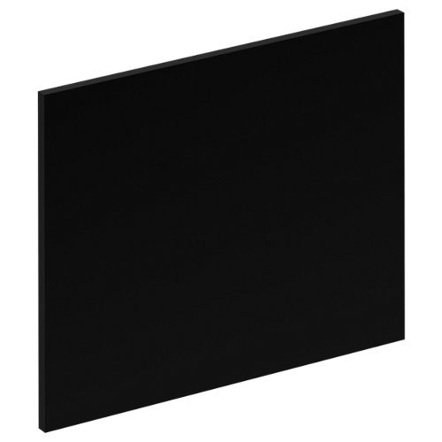 Puerta de cocina horizontal soho negro mate 59,7x47,7 cm