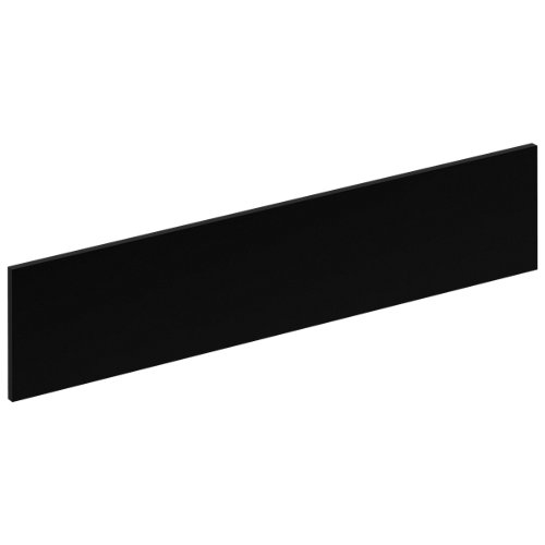 Frente para cajón soho negro mate 119,7x25,3 cm