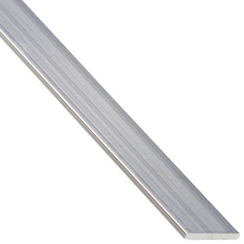 Plano de aluminio gris, alt.0.2 x an.1 x l.100 cm