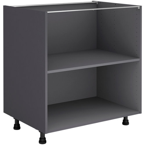 Mueble bajo cocina gris delinia id 80x76,8 cm