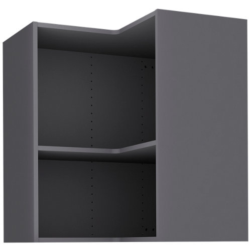 Mueble superior angular gris delinia id 67x76,8 cm