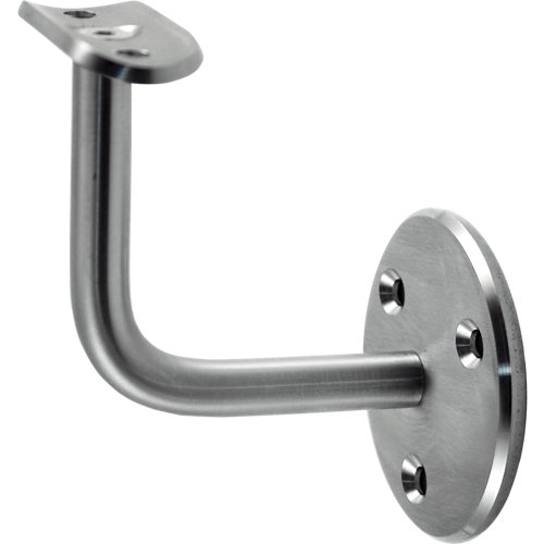 Estantería de madera en kit de melamina de 29x145 cm y carga max. 5 kg por balda 25 Soporte pasamanos inox fijacion a pared 42mm de diametro