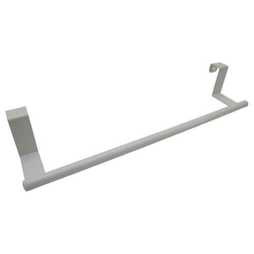 Toallero mate 38x6 cm de la marca CROMADOS MODERNOS en acabado de color Blanco fabricado en Acero inoxidable